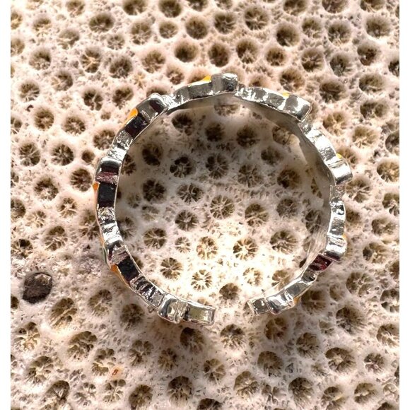 Pumpkin Ring New Orange Silver Adjustable Thanksgiving Autumn Jewelry Fe… - Picture 9 of 12